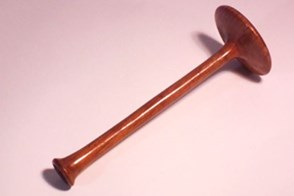 Wooden stethoscope